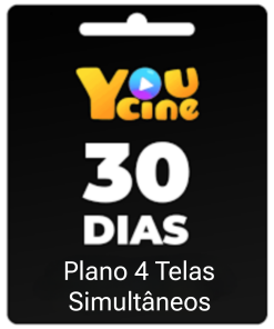 Youcine - Mensal 4 Telas